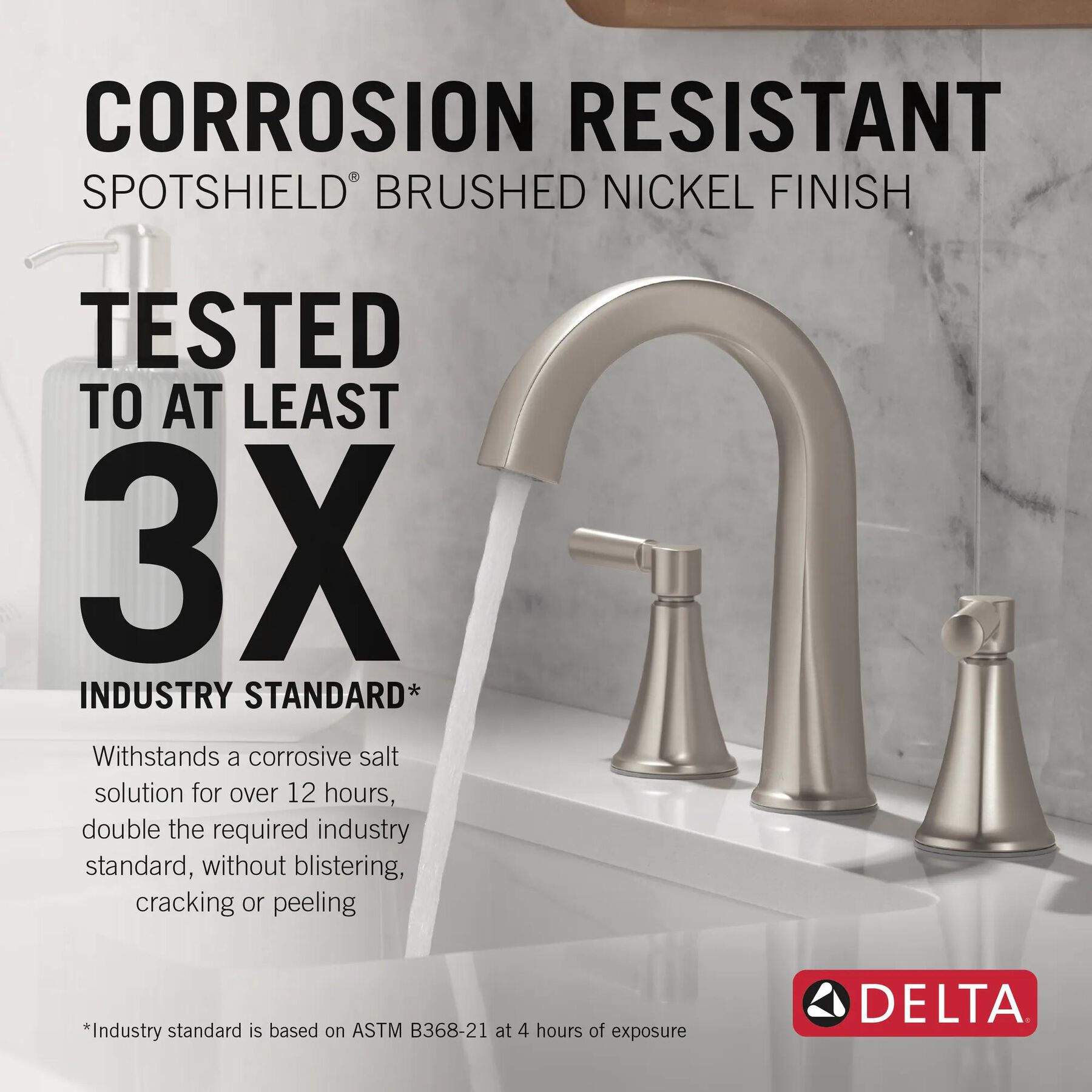Two Handle Widespread Bathroom Faucet