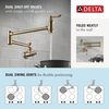 Wall Mount Pot Filler Faucet - Traditional (Recertified)