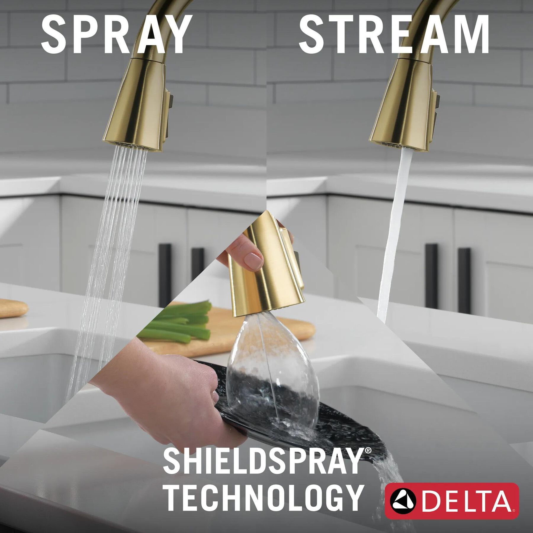 Touch2O Pull-Down Kitchen Faucet with Soap Dispenser Bundle