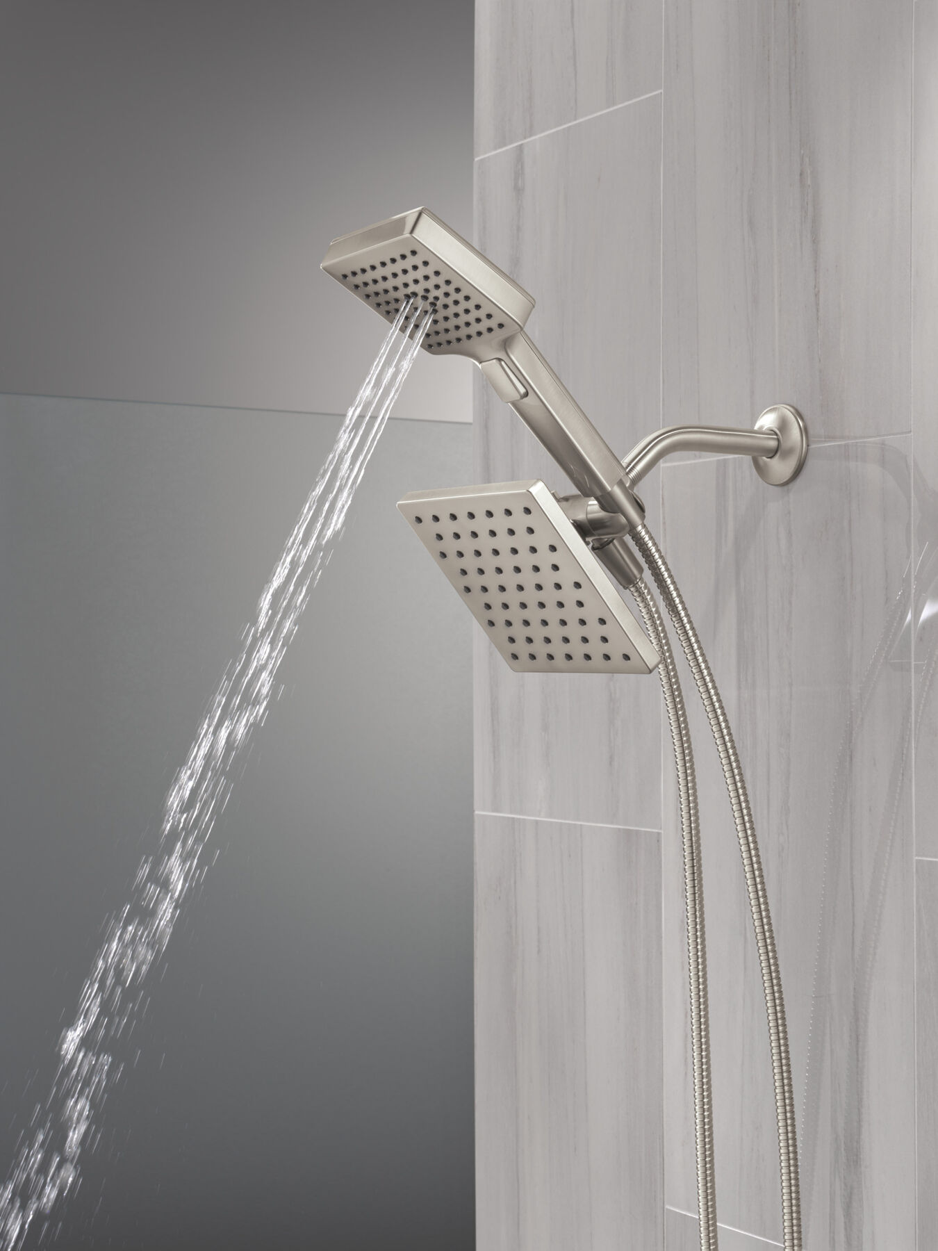 5-Setting Two-in-One Combination Shower with Additional Mount