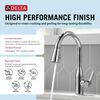 Single Handle Pull-Down Kitchen Faucet with Soap Dispenser and ShieldSpray&reg; Technology