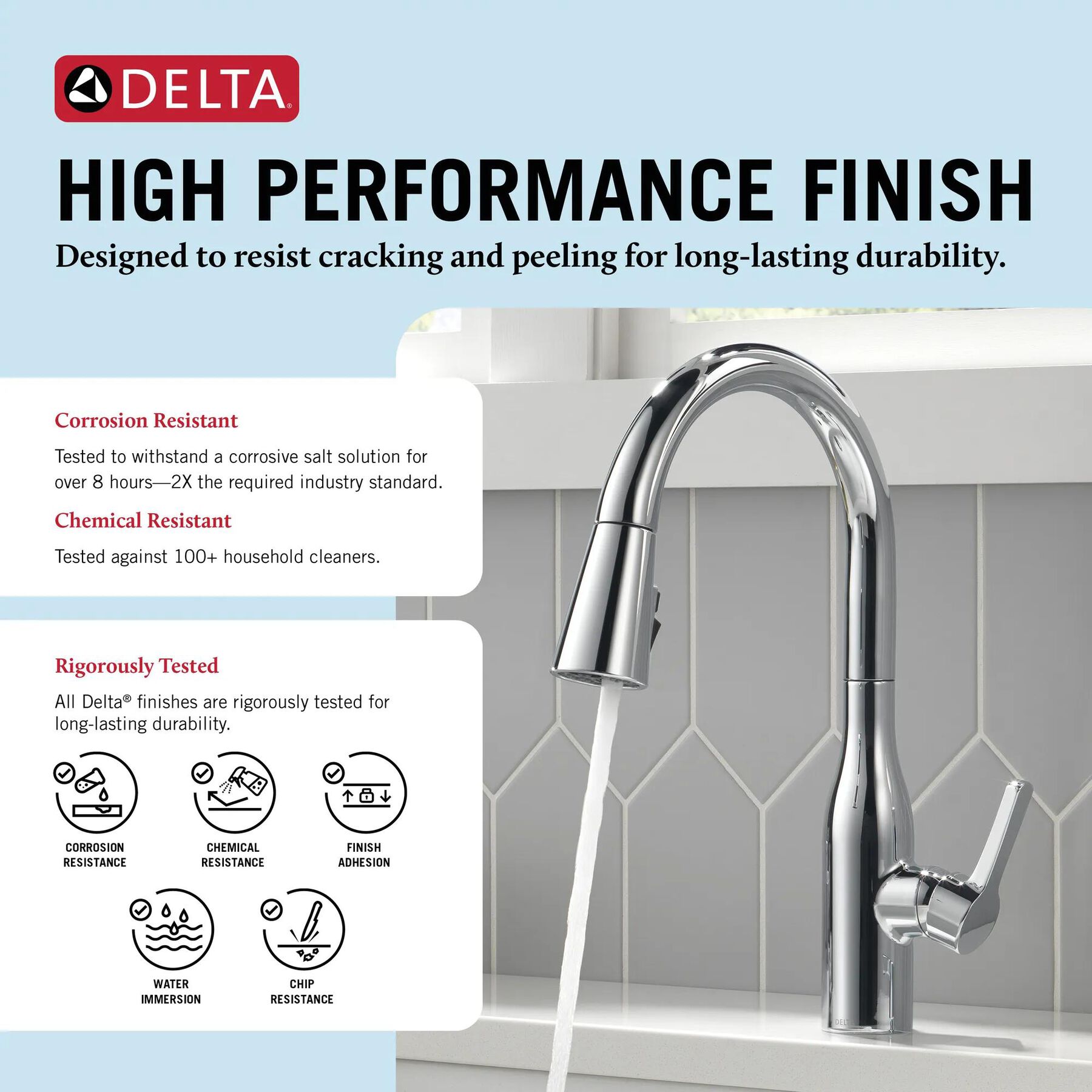 Single Handle Pull-Down Kitchen Faucet with Soap Dispenser and ShieldSpray&reg; Technology