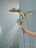 HydroRain&reg; H<sub>2</sub>Okinetic&reg; 5-Setting Two-in-One Shower Head (Recertified)