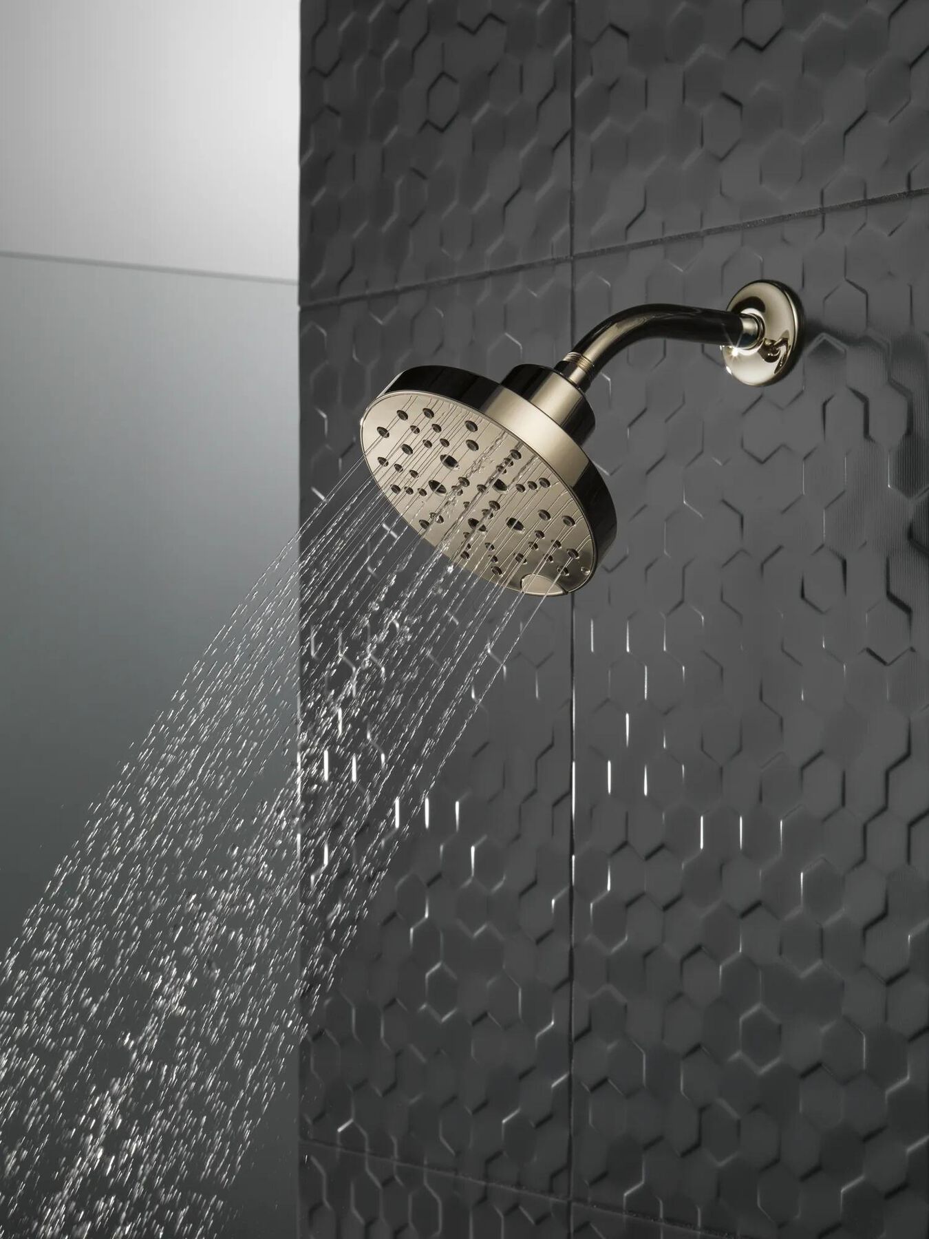 H<sub>2</sub>Okinetic&reg; 5-Setting Contemporary Raincan Shower Head