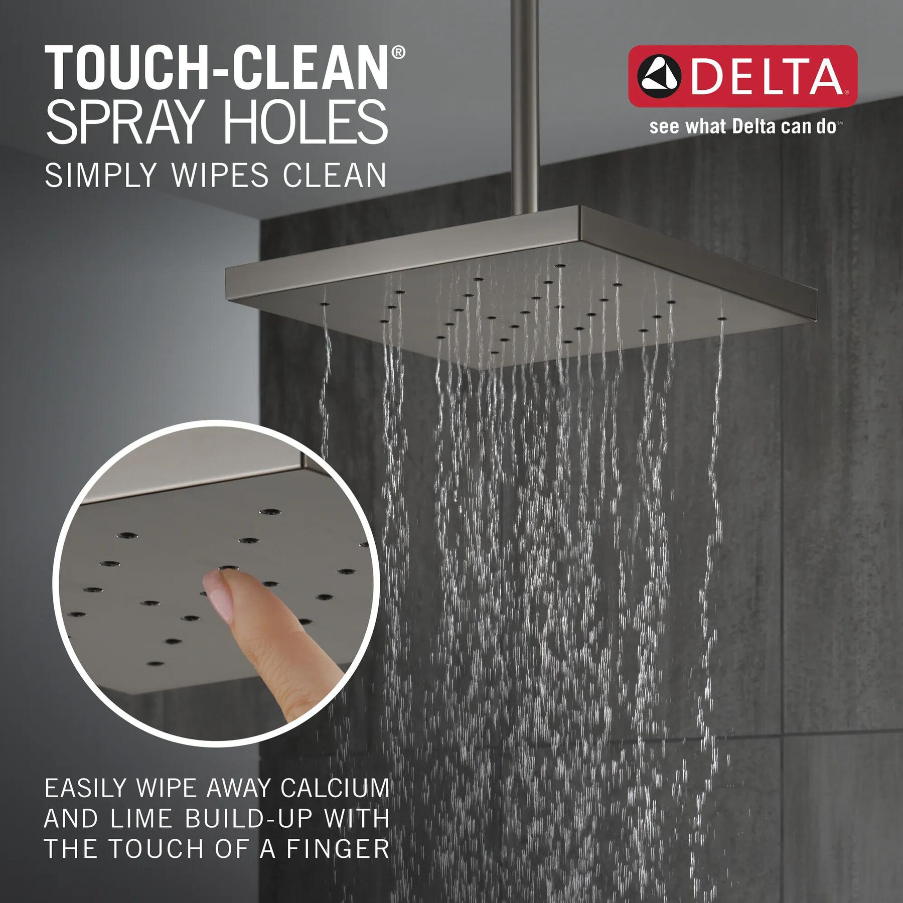 H2Okinetic&reg; Single Setting Shower Head with UltraSoak&trade;