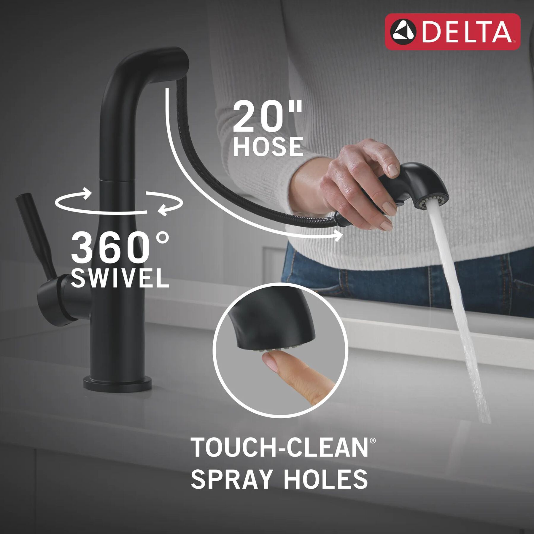 Pull-Out Kitchen Faucet (Recertified)
