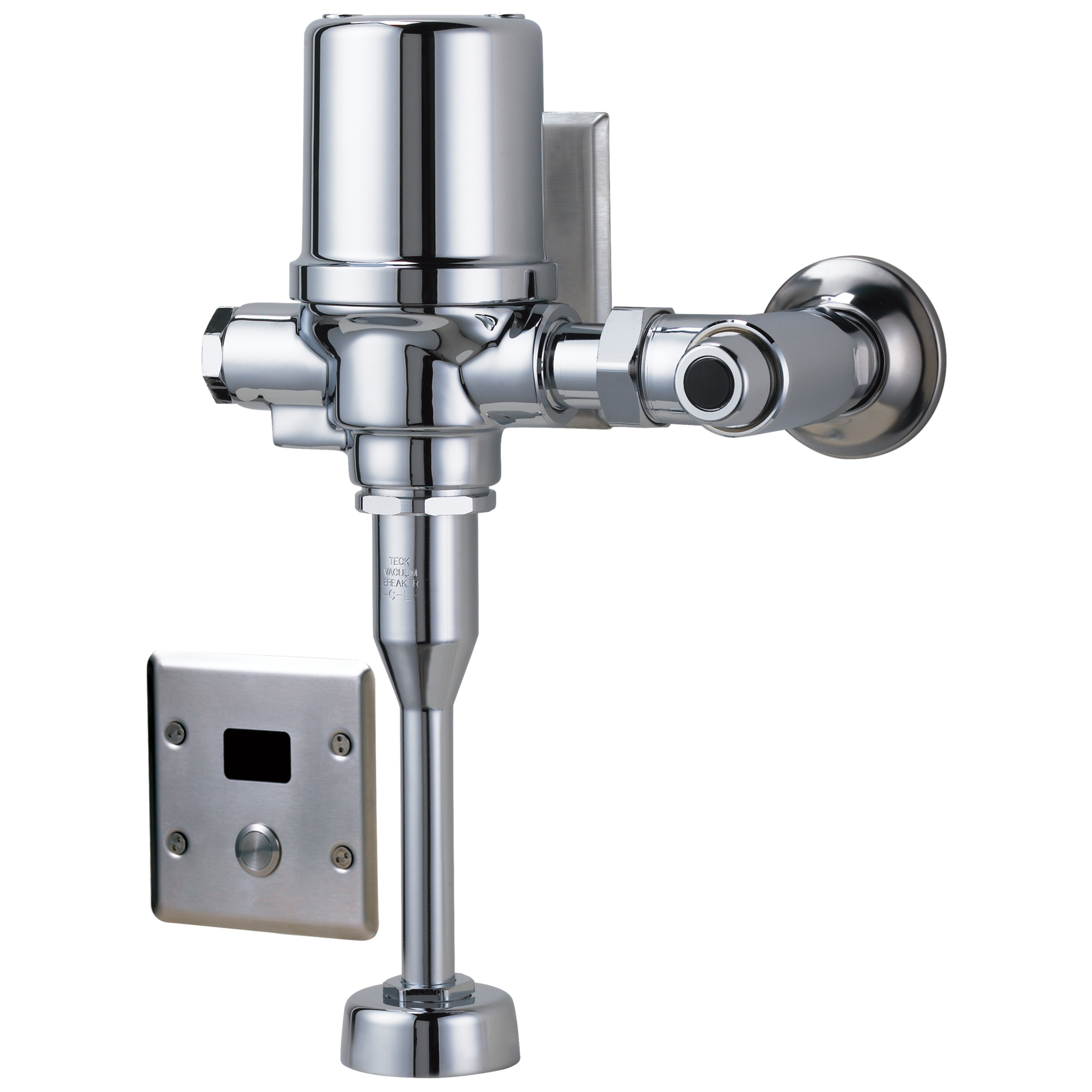 Electronic Exposed Urinal Flush Valve with Wallmount Sensor - Hardwire Operated