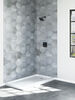 60&rdquo;x32&rdquo; Right Drain Corner Shower Base