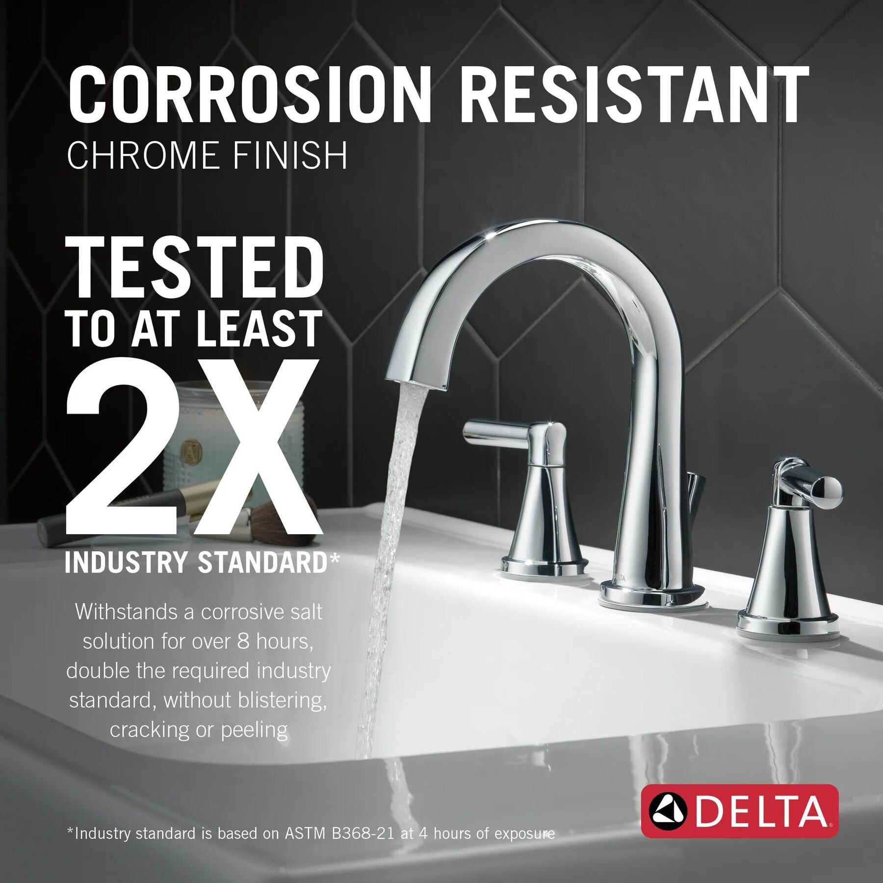 Two Handle Widespread Bathroom Faucet