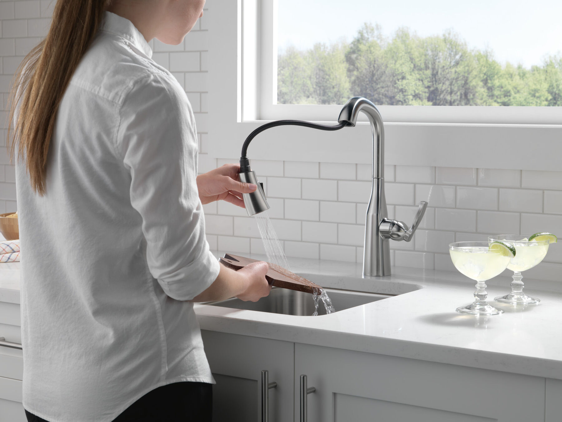 Single Handle Pull-Down Bar/Prep Faucet