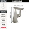 Mid-Height Single Handle Faucet (Recertified)