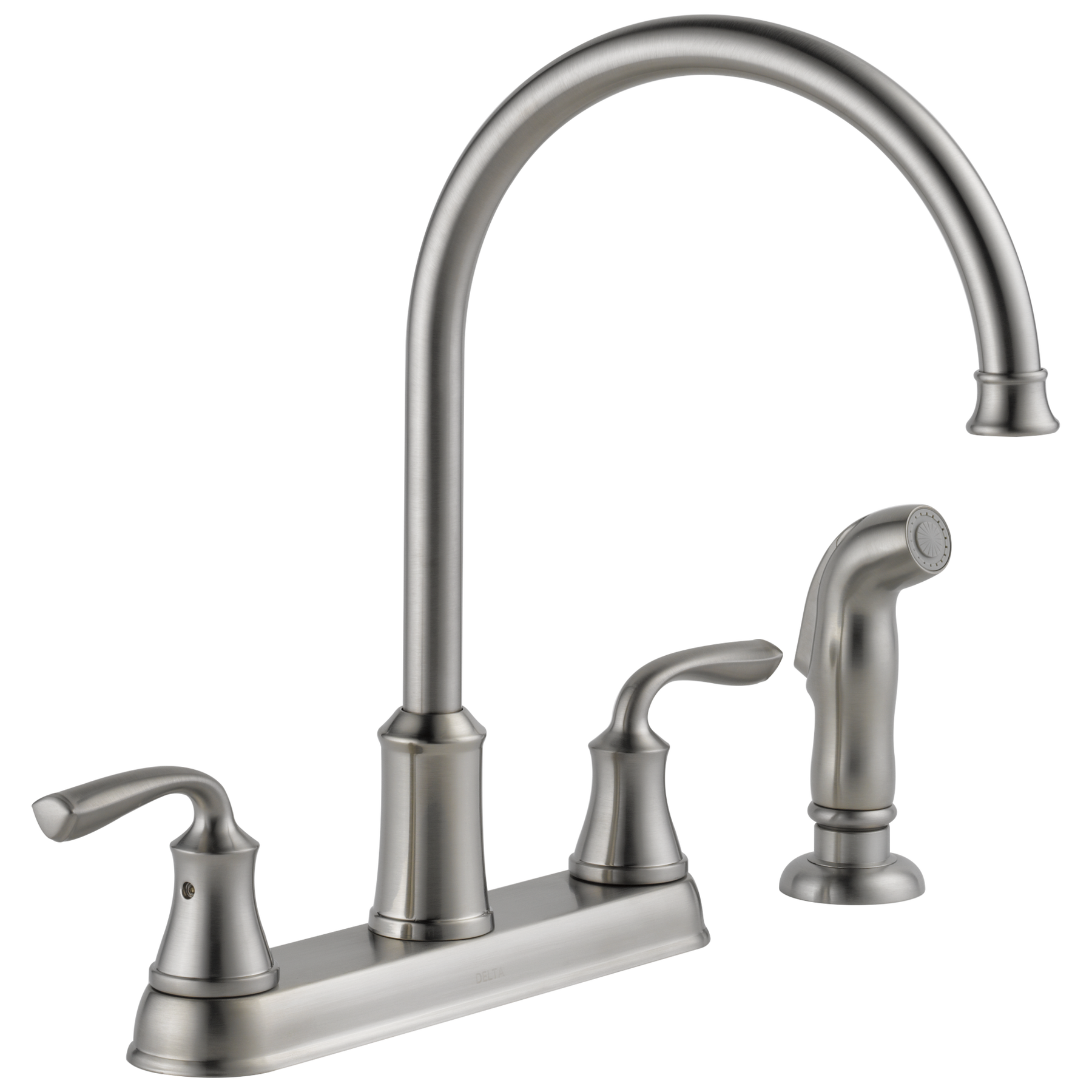 Two Handle Kitchen Faucet with Spray