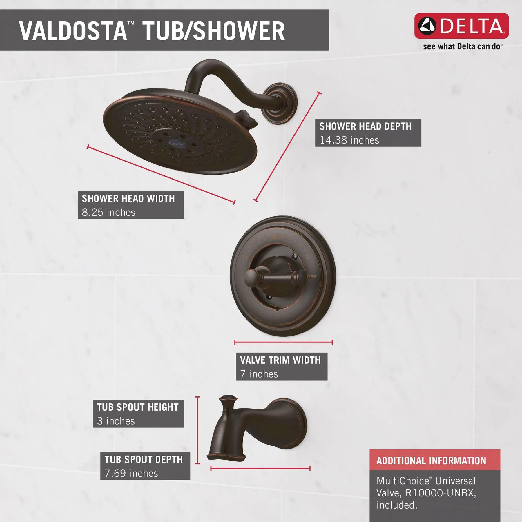 Monitor&reg; 14 Series Tub & Shower Trim