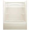 60in. X 32in.  One Piece Tub Shower-Left Drain