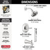 Tub & Shower Rough/Trim 14S (Recertified)