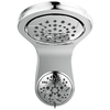 HydroRain&reg; H<sub>2</sub>Okinetic&reg; 5-Setting Two-in-One Shower Head