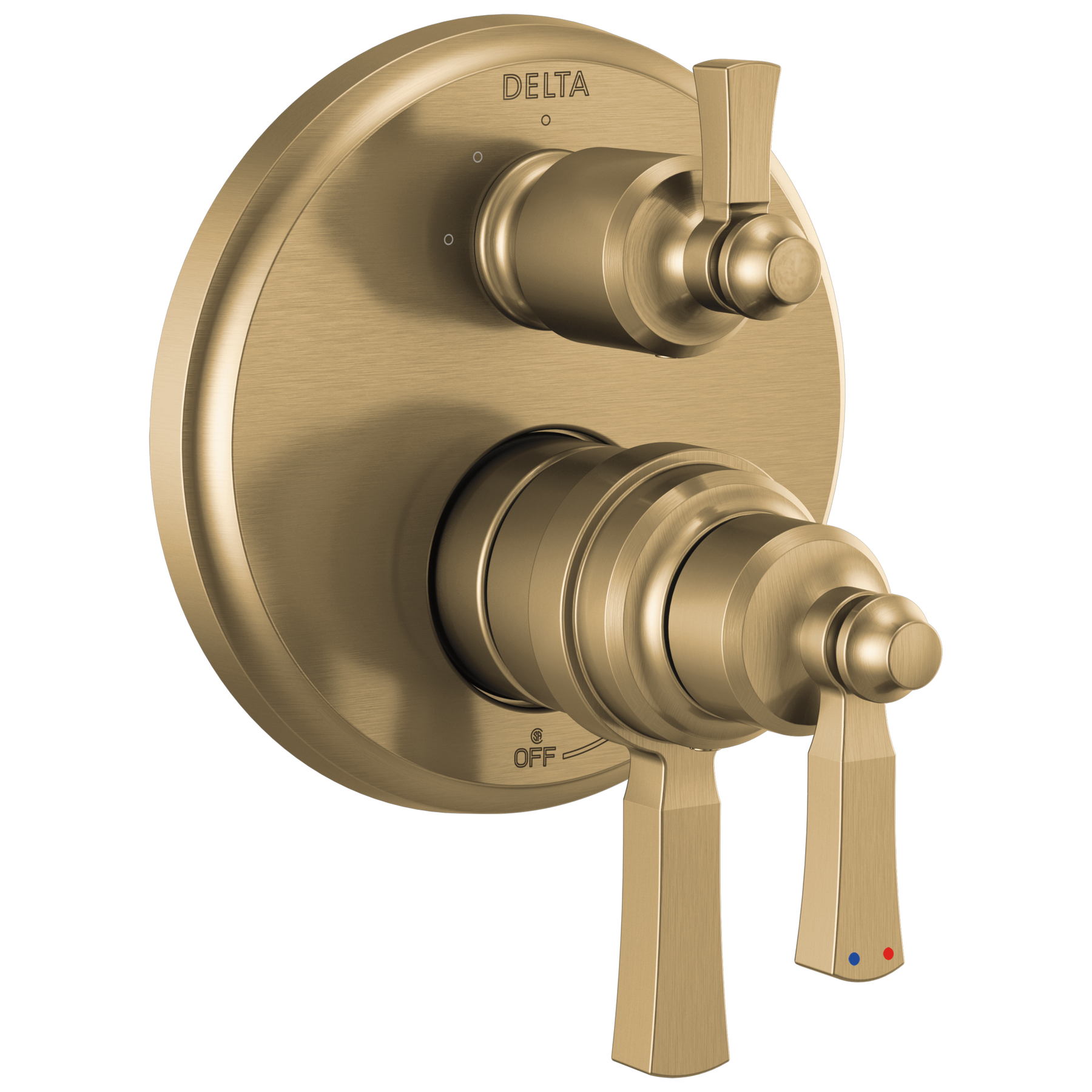 Traditional 2-Handle Monitor 17T Series Valve Trim with 3 Setting Diverter