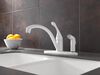 Single Handle Kitchen Faucet with Integral Spray