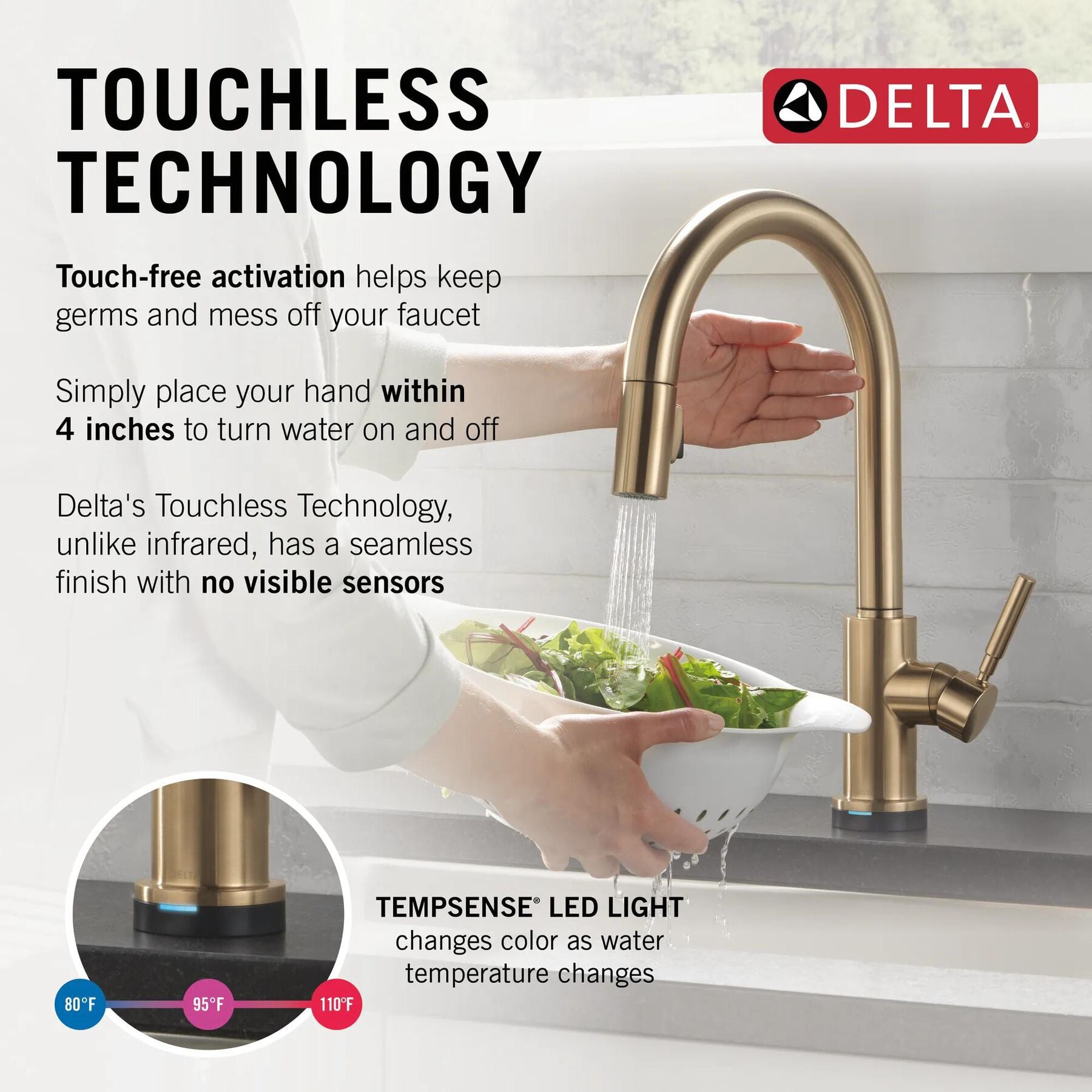 Single Handle Pull-Down Touch<sub>2</sub>O&reg; Technology Kitchen Faucet with Touchless Technology (Recertified)