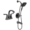 Centerset Lavatory Faucet with 14 Series Tub Shower Trim Bundle