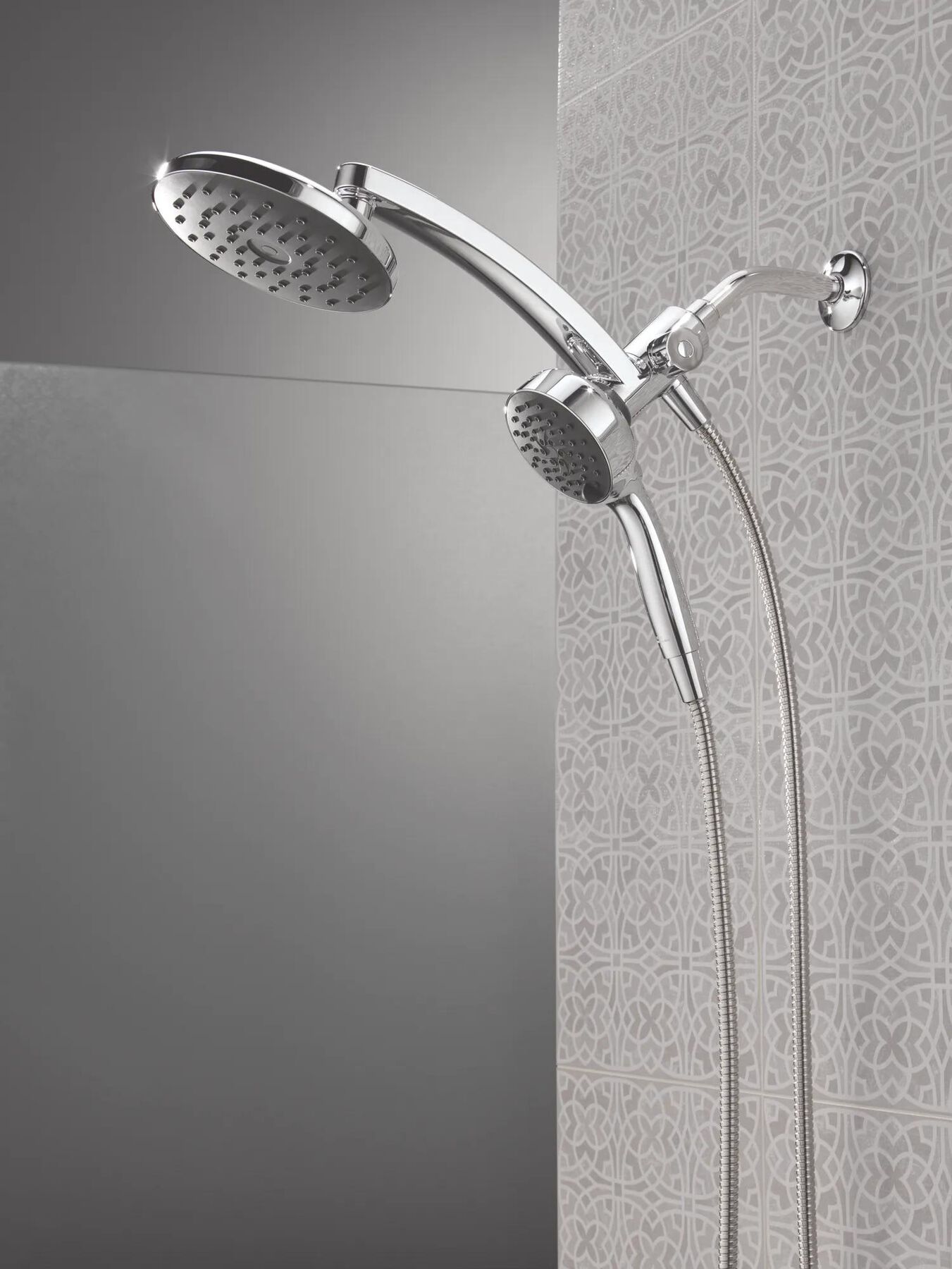 PivotPro&trade; 3-in-1 Combination Shower with TouchClean&reg; Spray Face