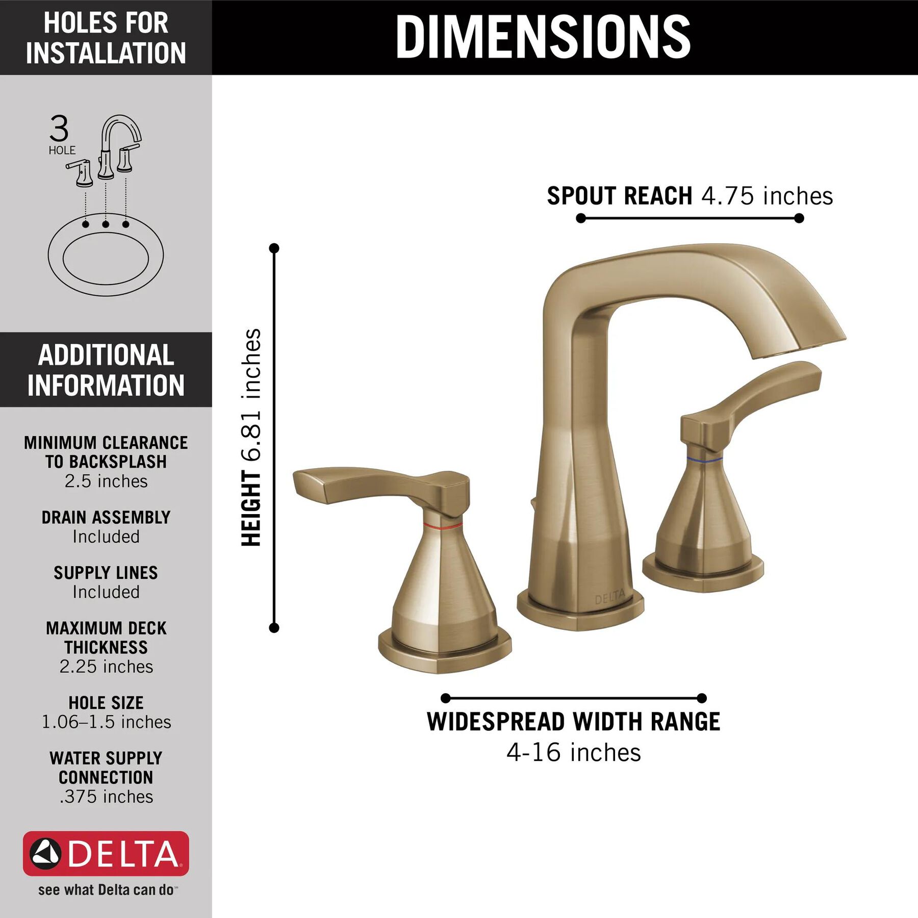 Widespread Faucet