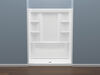 60x32 Alcove Shower Base and Wall Set Bundle - Center Drain
