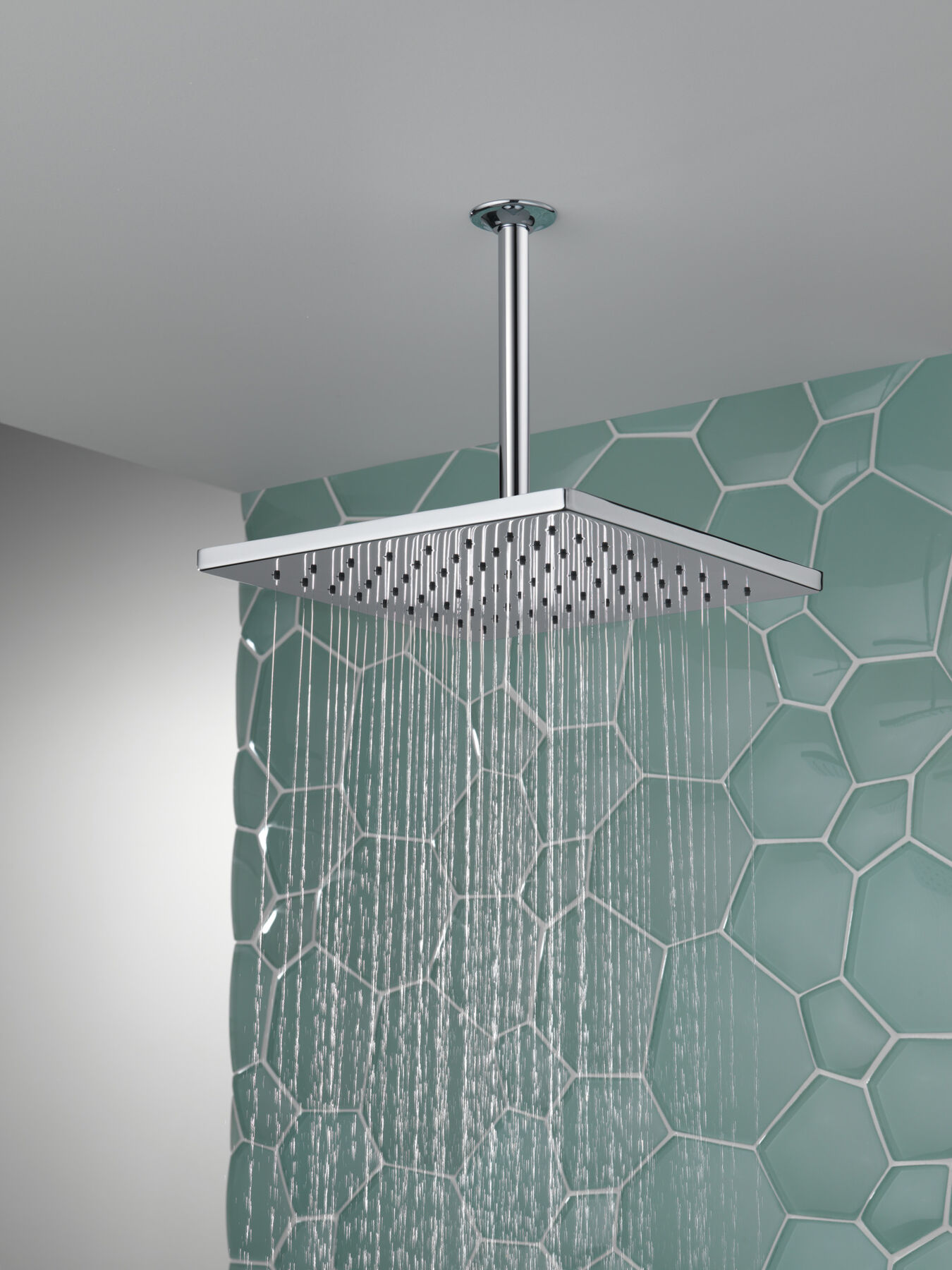 Single-Setting Metal Raincan Shower Head (Recertified)