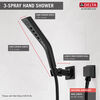 H<sub>2</sub>Okinetic&reg; 3-Setting Wall Mount Hand Shower