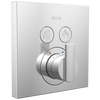 Angular Modern Push-Button Shower