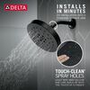 H2Okinetic&reg; 4-SETTING SHOWER HEAD (Recertified)