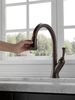 Single Handle Pull-Down Kitchen Faucet with Soap Dispenser