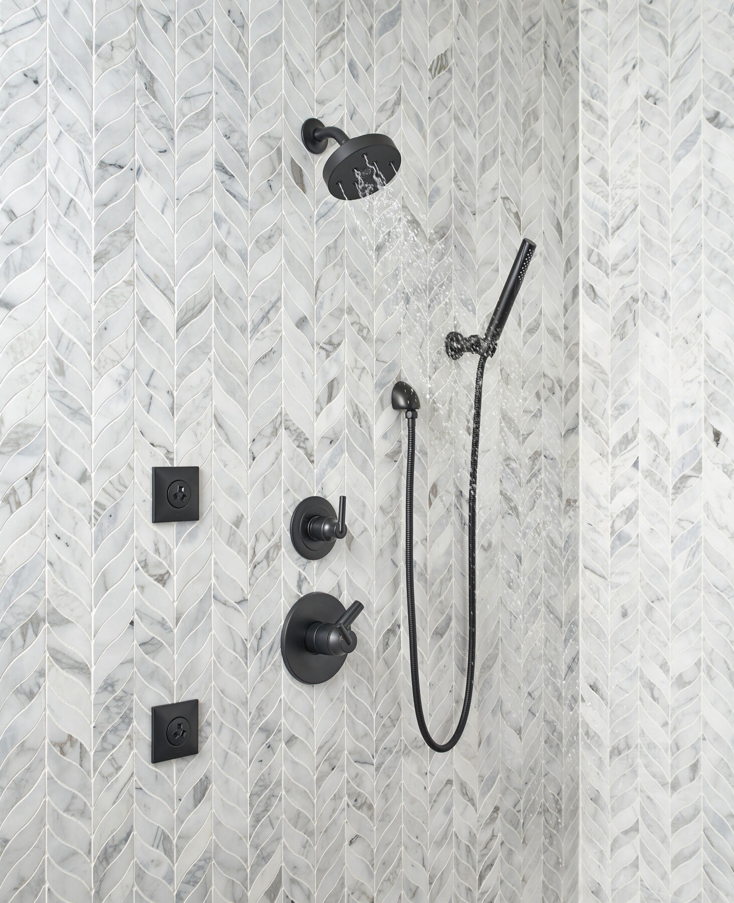 Premium Single-Setting Adjustable Wall Mount Hand Shower