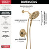 17 Series Shower Trim with In2ition Shower Head