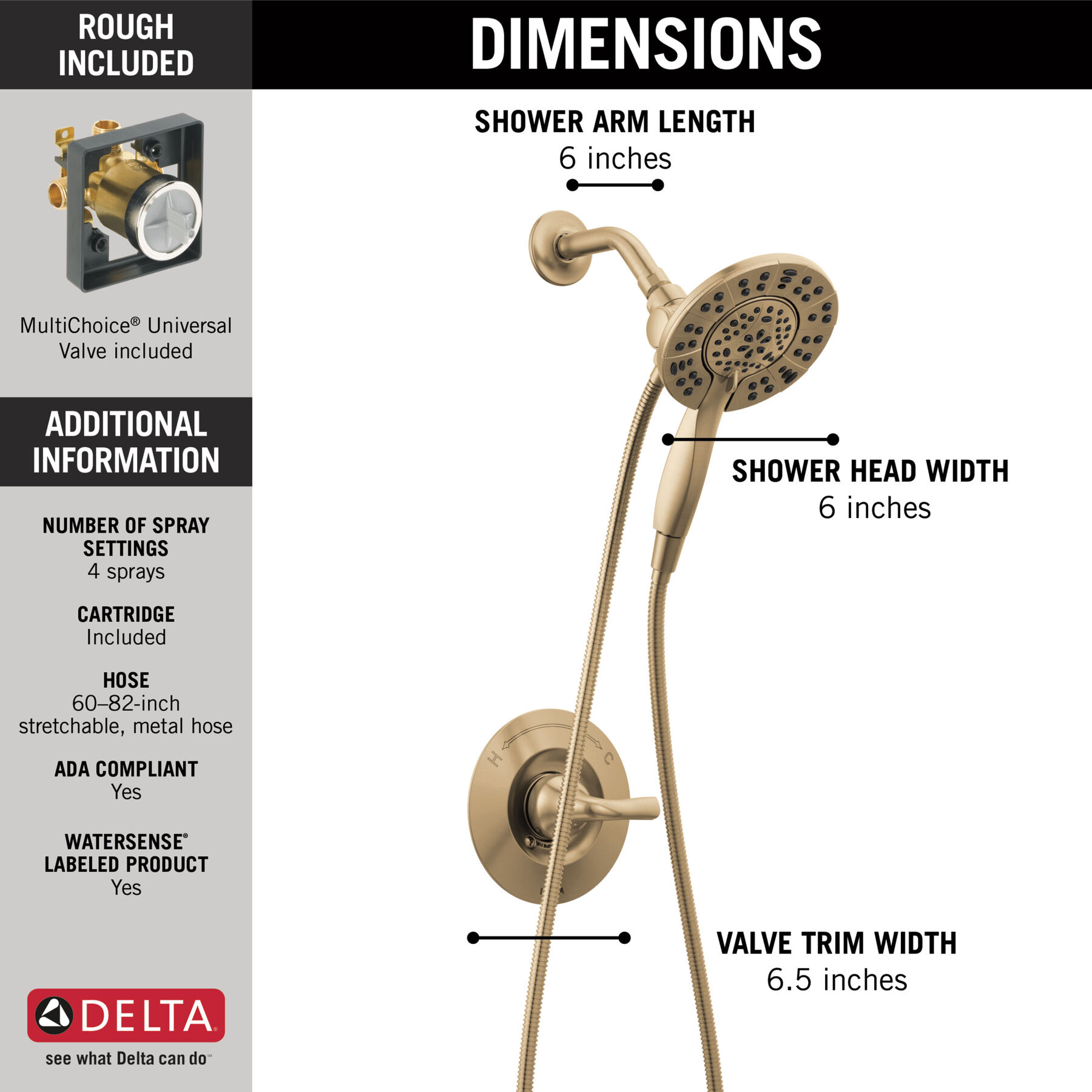 14 Series Shower Trim with In2ition&reg;