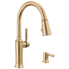 Pull-Down Kitchen Single Handle with Soap Dispenser Bundle