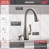 Single Handle Pull-Down Kitchen Faucet with Touch2O&reg; Technology and Soap Dispenser