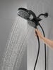 HydroRain&reg; 4-Setting Two-in-One Shower Head