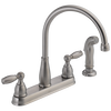 Two Handle Kitchen Faucet with Spray