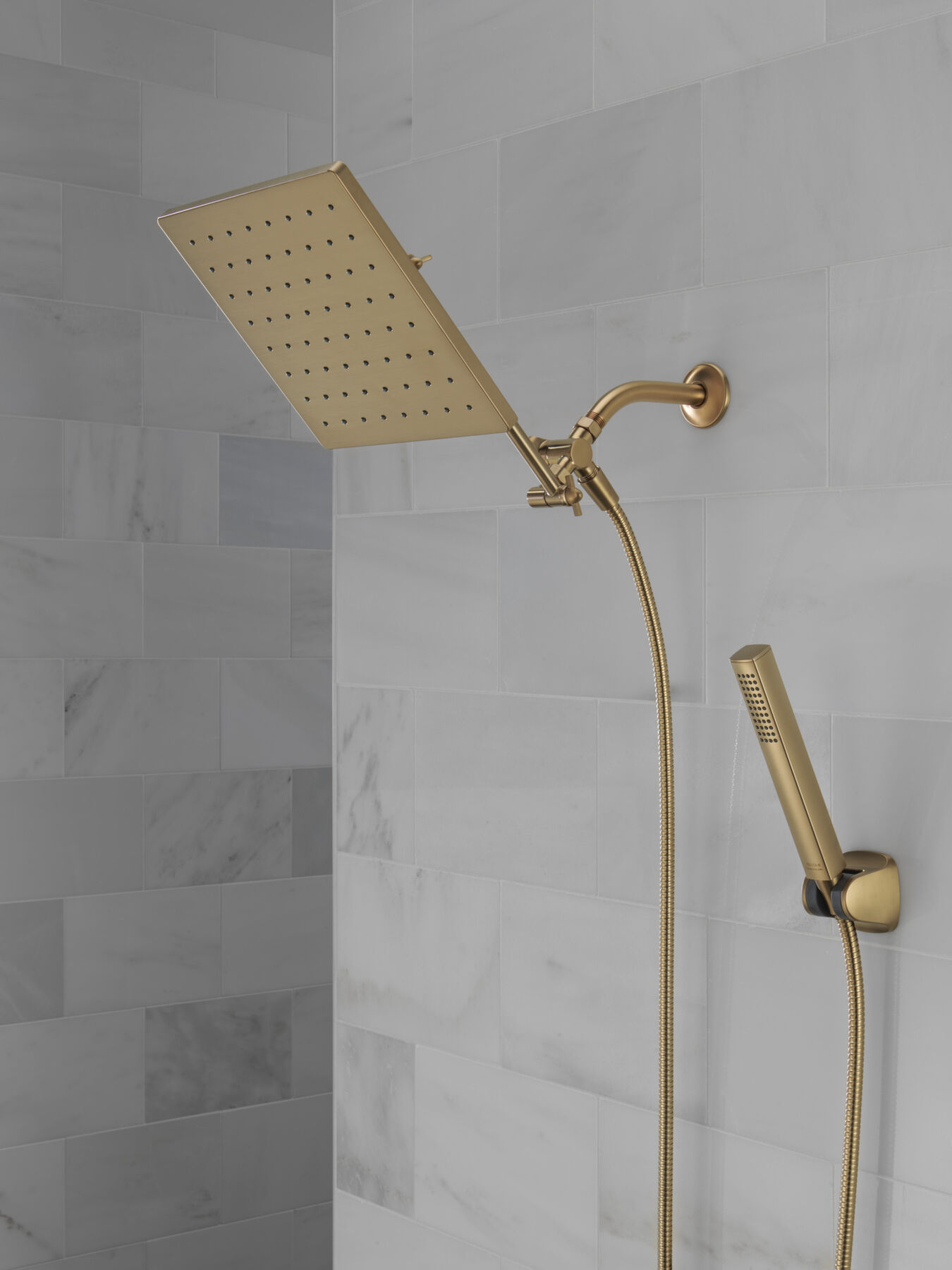 10 inch Raincan Shower Head & Hand Held Combo with Adjustable Extension Arm