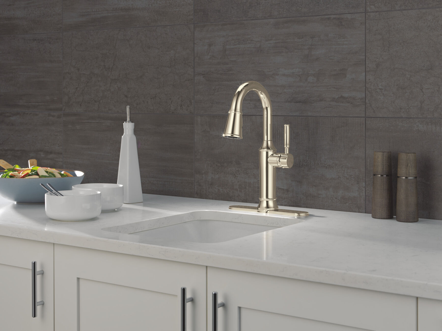 Single Handle Pull-Down Bar / Prep Faucet