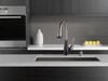 Single Handle Pull-Down Kitchen Faucet with Soap Dispenser