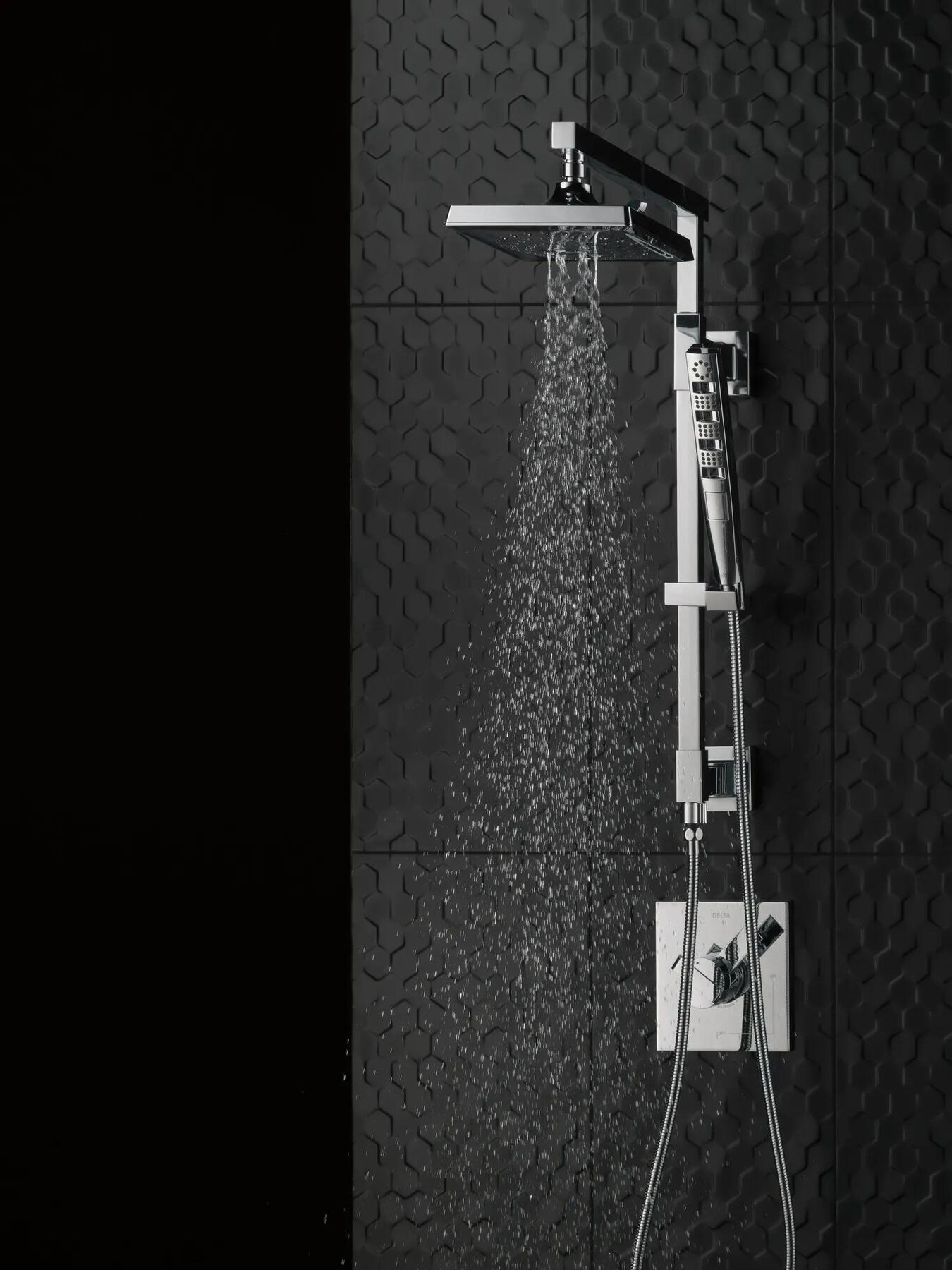H<sub>2</sub>Okinetic&reg; 3-Setting Raincan Shower Head