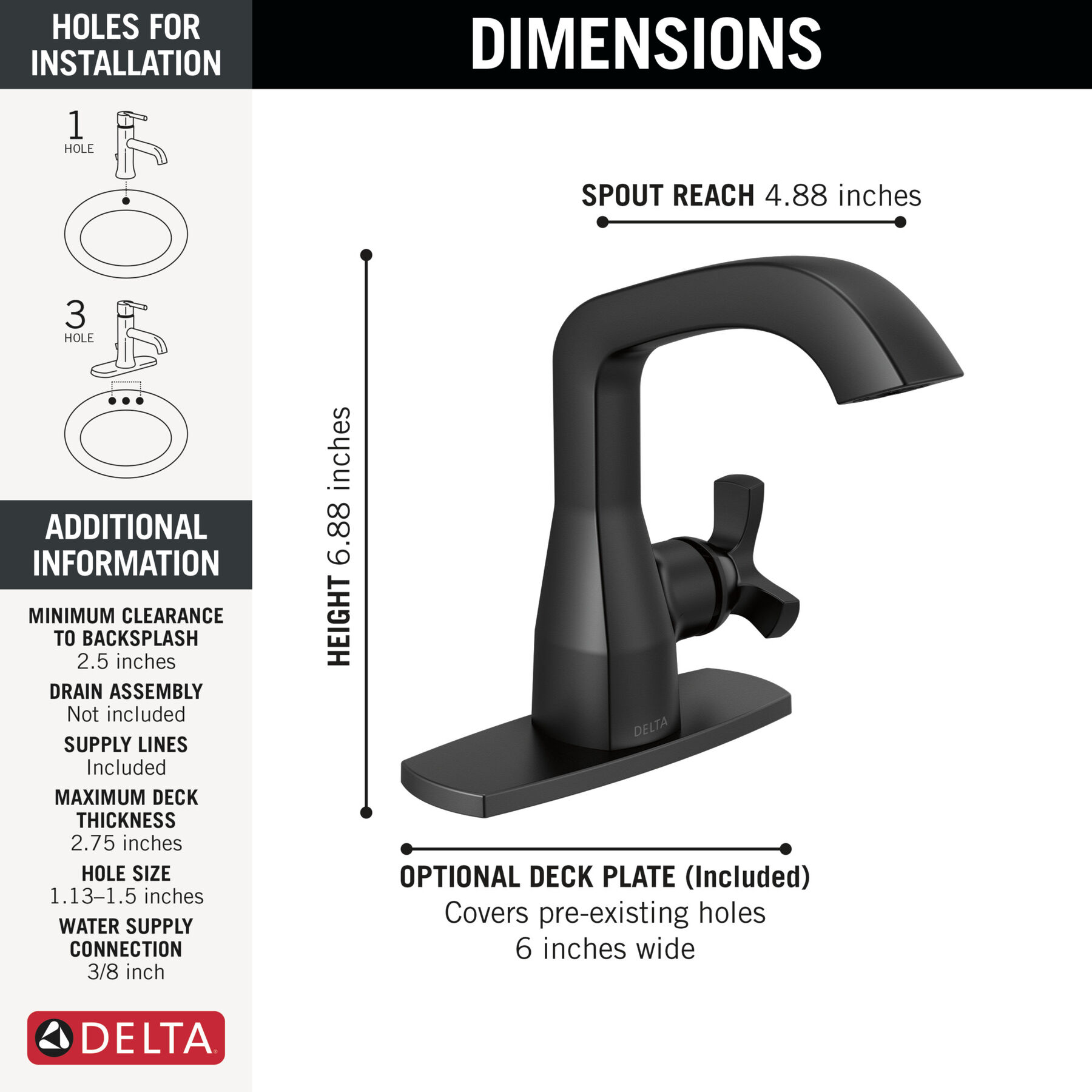 Single Handle Bathroom Faucet