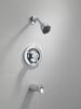 In-Wall Tub and Shower - Stick Handle; with 3-Setting Shower Head Ceramic Valve System