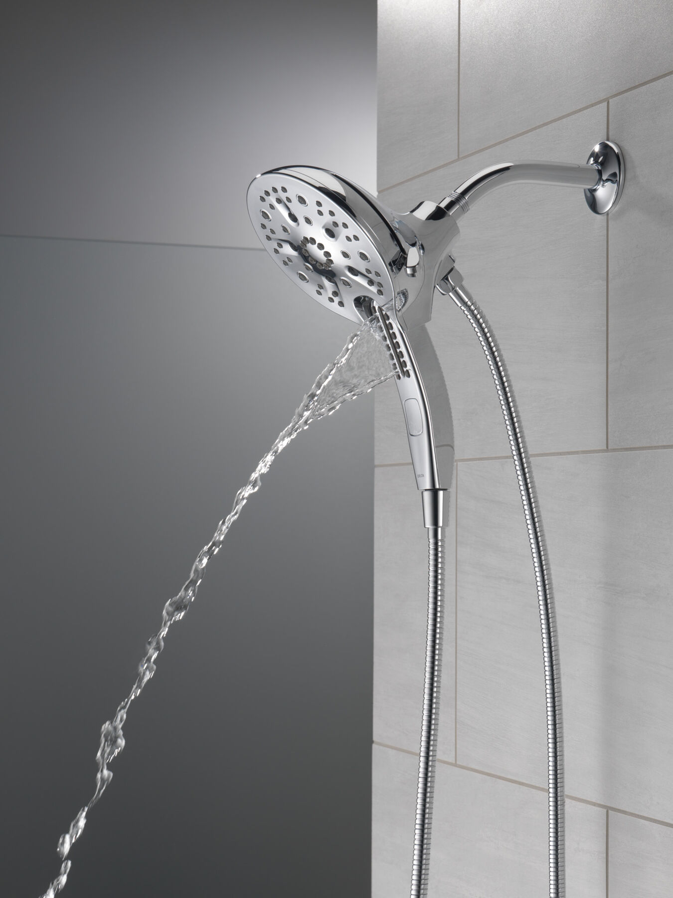 In2ition&reg; H<sub>2</sub>Okinetic&reg; 5-Setting Two-in-One Shower (Recertified)