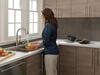Single Handle Pull-Down Kitchen Faucet with Soap Dispenser