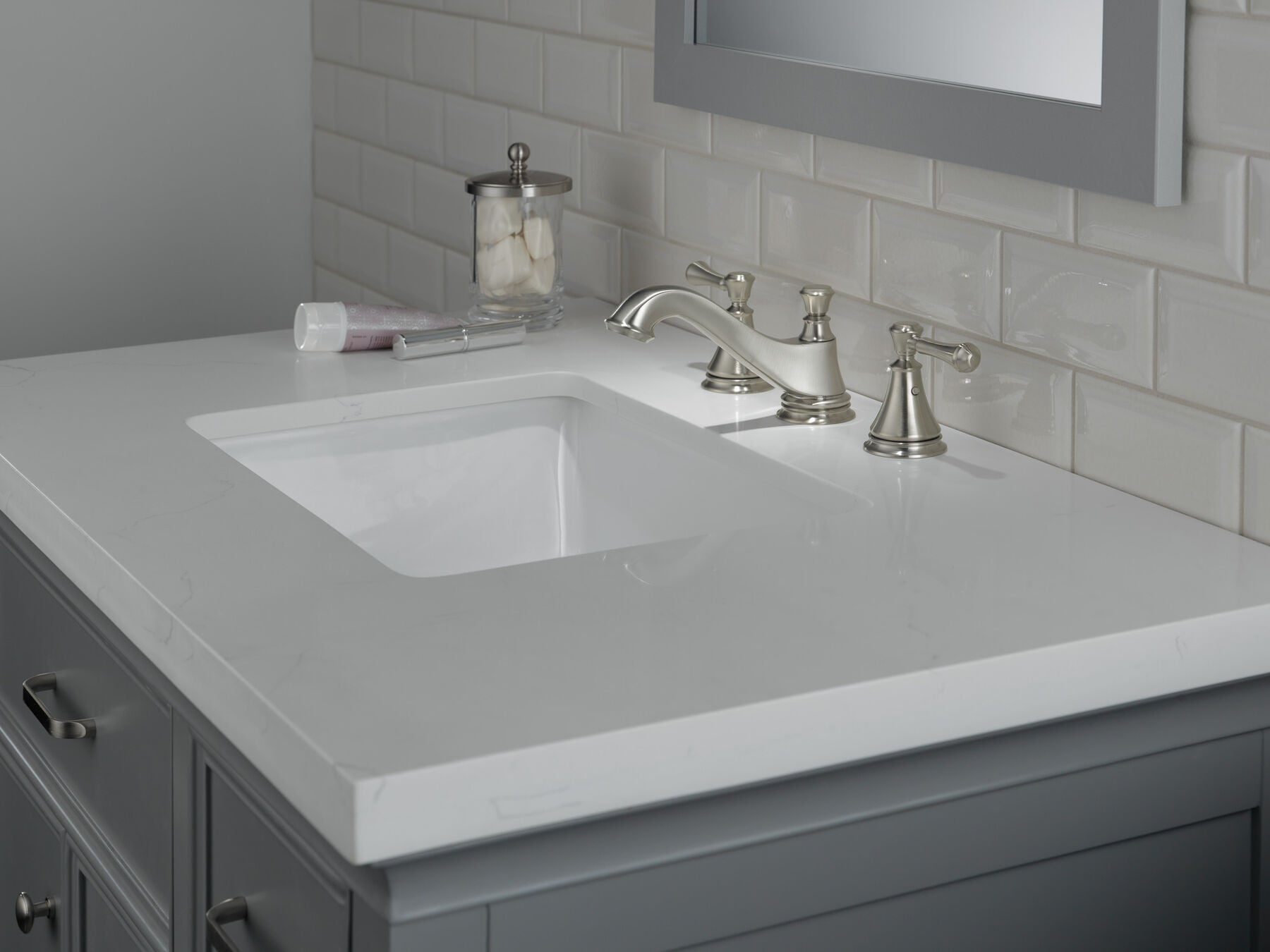 Metal Lever Handle Set - Deck Mount Bathroom & Bidet