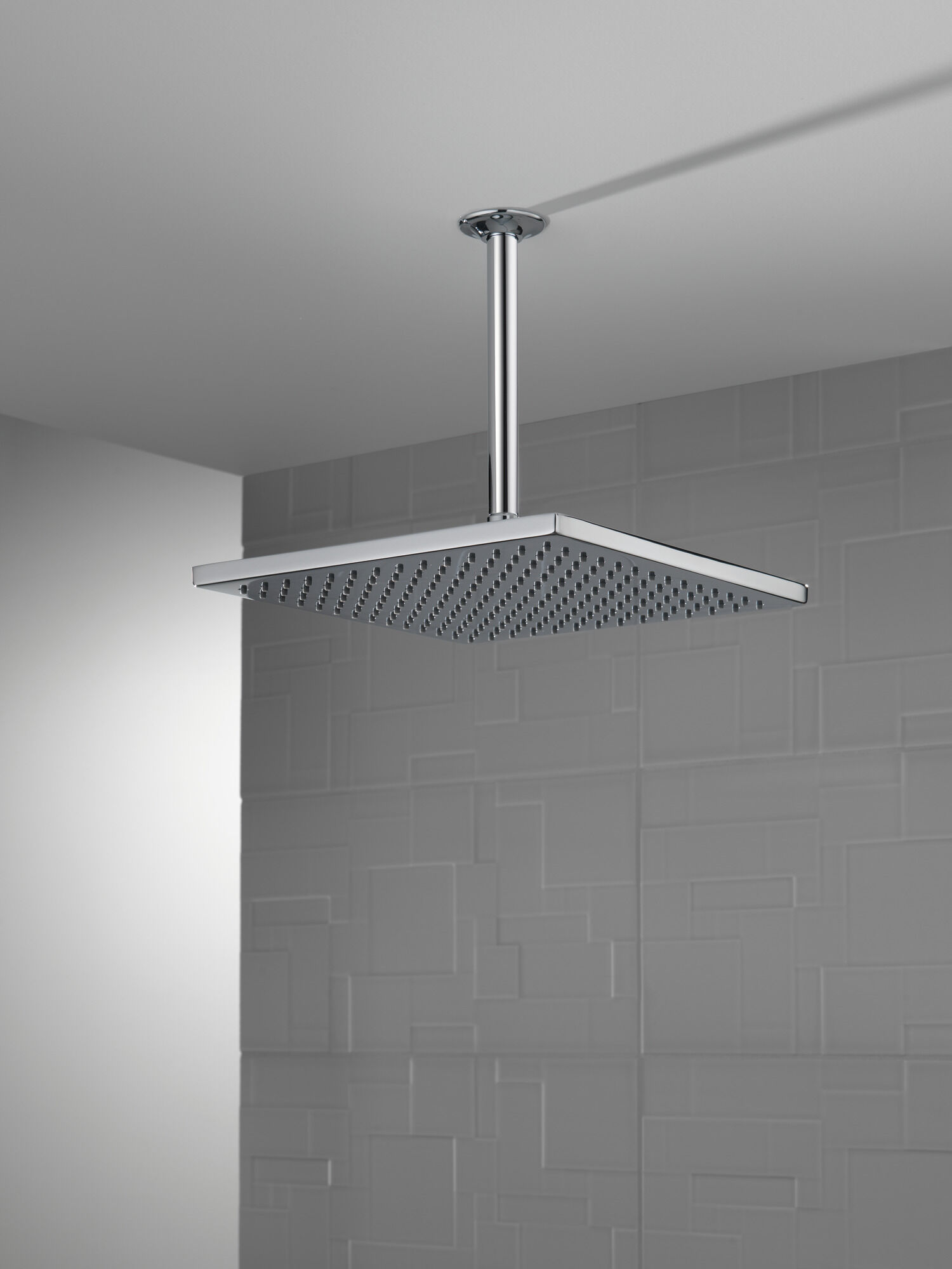 Single-Setting Metal Raincan Shower Head in Chrome 52159-25