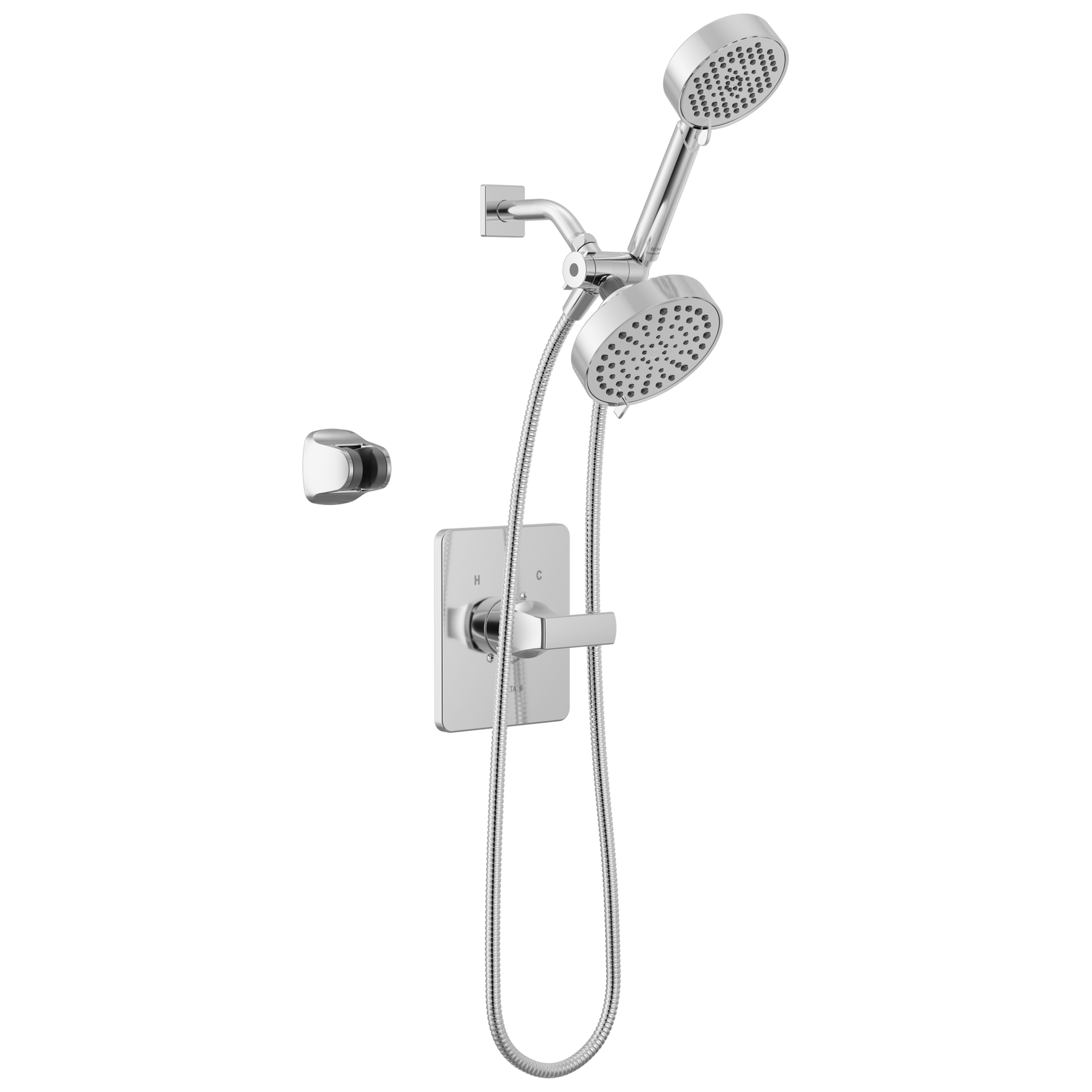 Monitor 14 Series Shower Trim with 5-Setting Combination Showerhead Bundle